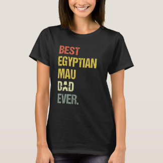 Camiseta Gato de Pai Mau Egípcio Melhor para Mens