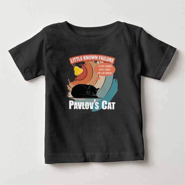 Camiseta Gato de Pavlov - Psicologia Engraçada (Frente)
