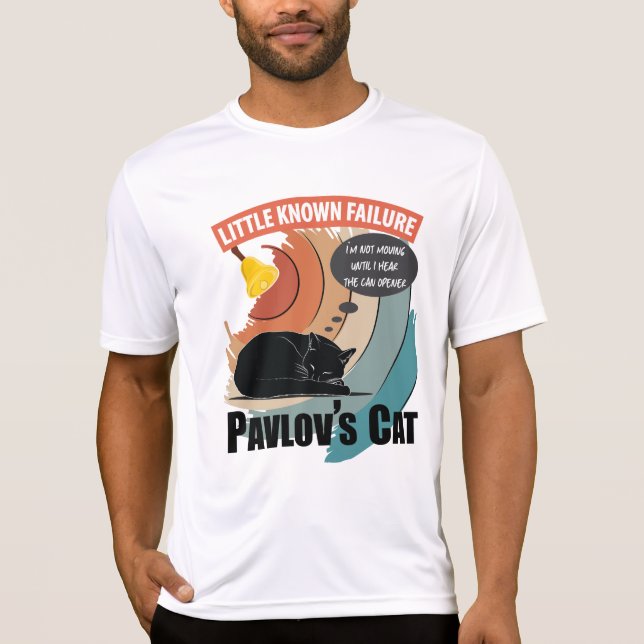 Camiseta Gato de Pavlov - Psicologia Engraçada (Frente)