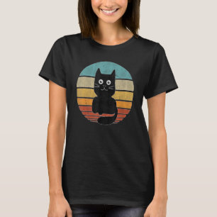 Camiseta Gato de Pequim Vintage Estilo Sunset Retro Cat 1