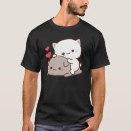 Camiseta Gato de Pêssego de Mochi Cugado