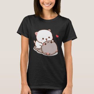 Camiseta Gato de Pêssego de Mochi Cugado