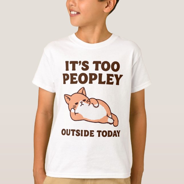 Camiseta Gato de Pessoas (Frente)