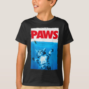 Camiseta Gato De Pinças E Parte Superior Do Rato, Gato Engr