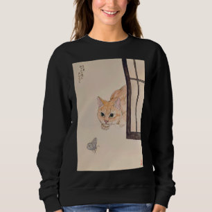 Camiseta Gato De Pintura De Retrato E Cores De Água De Borb
