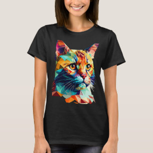 Camiseta Gato de Poli Baixo