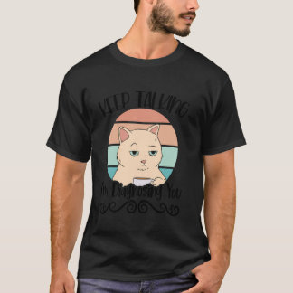 Camiseta Gato de Psicologia Engraçado Amante da Psicologia 