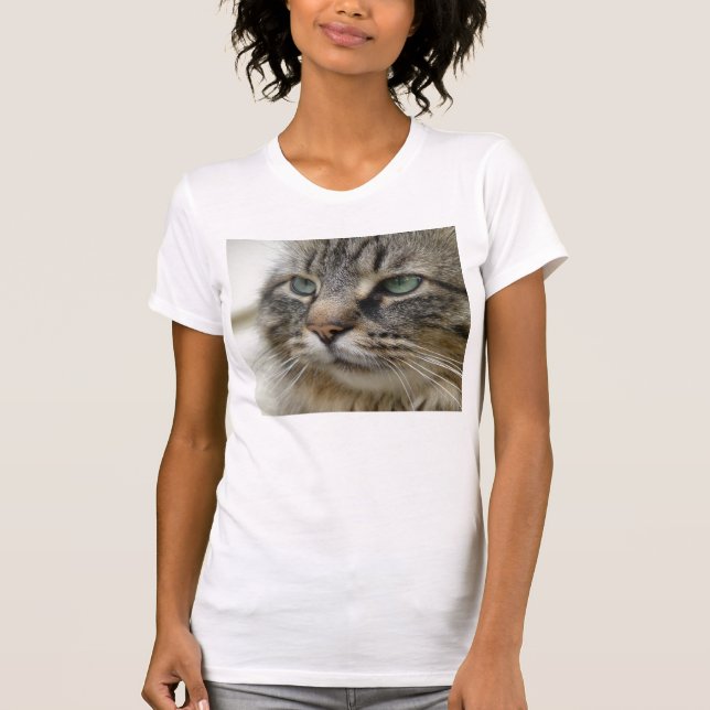 Camiseta Gato de racum de Maine (Frente)