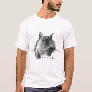 Camiseta Gato de racum de Maine
