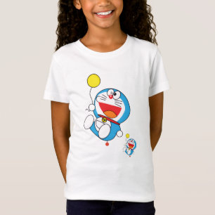 Camiseta Gato de Robô Azul com Balão - Rua de Animação Dive
