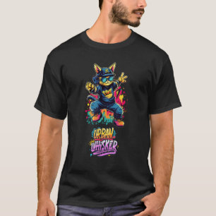 Camiseta Gato de Rua Charme Arte de Rua Gato Urbano