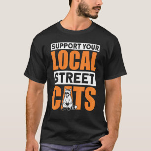Camiseta Gato de Rua Local Panda Brinquedo Fofo Guaxinim