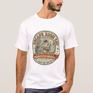 Camiseta Gato de Sala de Fuga Gato de Sala de Fuga Arte Vet