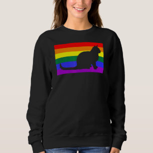 Camiseta Gato de Salvamento Bonito Amor Lgbtq Orgulho gay F