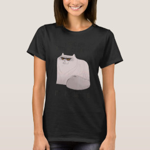 Camiseta Gato de sarcasmo que eu tinha testado minha paciên