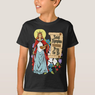 Camiseta Gato de Saúde Mental do Santo da Lily Patron PPurh