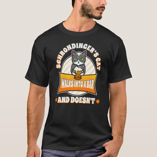 Camiseta Gato de Schrodinger (Frente)