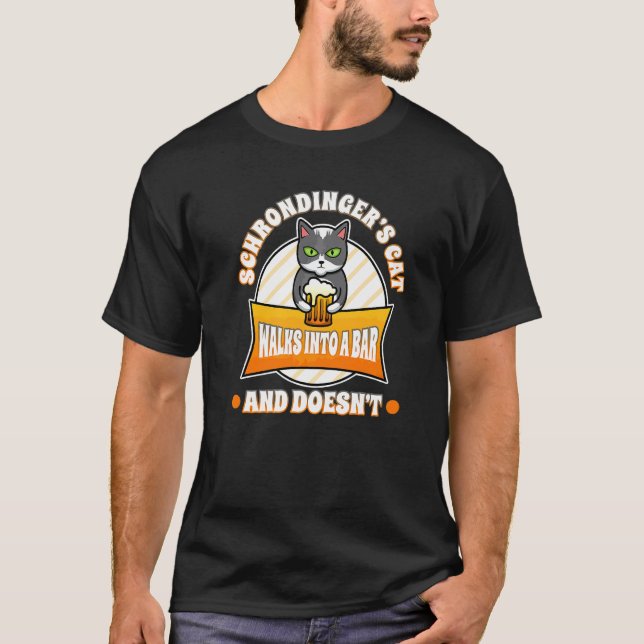 Camiseta Gato de Schrödinger (Frente)