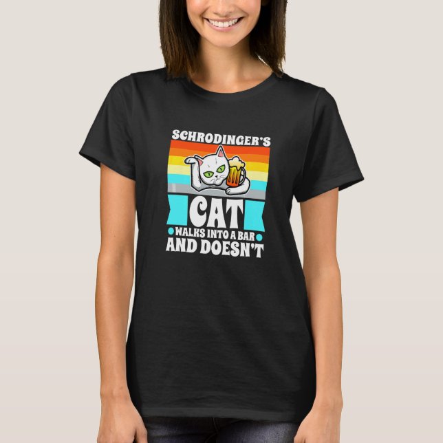Camiseta Gato de Schrödinger 1 (Frente)