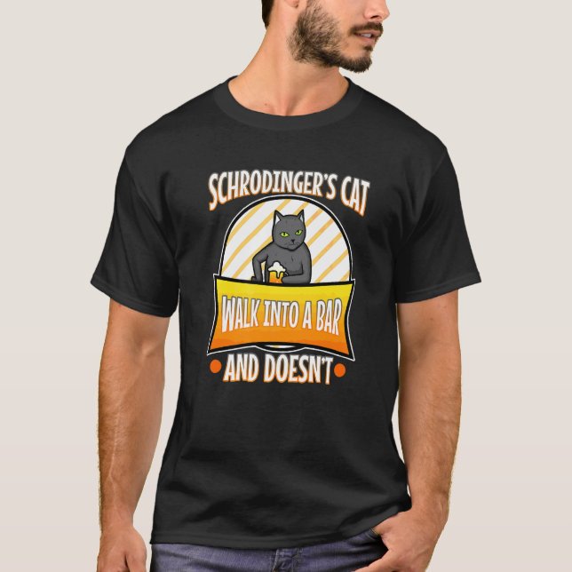 Camiseta Gato de Schrodinger  4 (Frente)