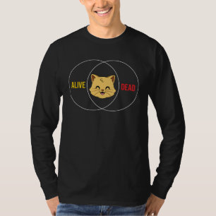 Camiseta Gato de Schrödinger Morto ou Vivo Física
