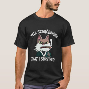 Camiseta Gato de Schroedinger Cientista Física Quântica