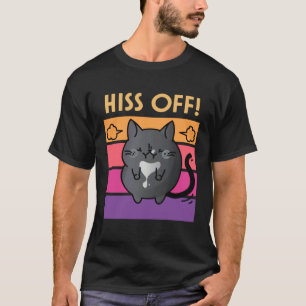 Camiseta Gato de Smoking Preto Fúria Mistério Aconchegant