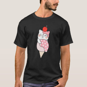 Camiseta Gato de Sorvete Gato Gato Gato, Sertanejo de Verão