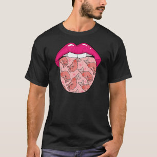 Camiseta Gato de Sphynx, Gato de Gato de Pet de Língua Feli