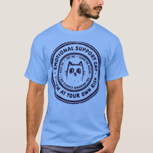 Camiseta Gato de suporte emocional