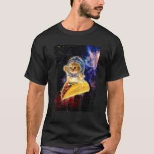 Camiseta Gato de Taco Espacial Louco