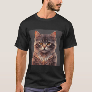 Camiseta Gato de Tater Realista e Bonita