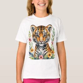 Camiseta Gato de tigre bonito