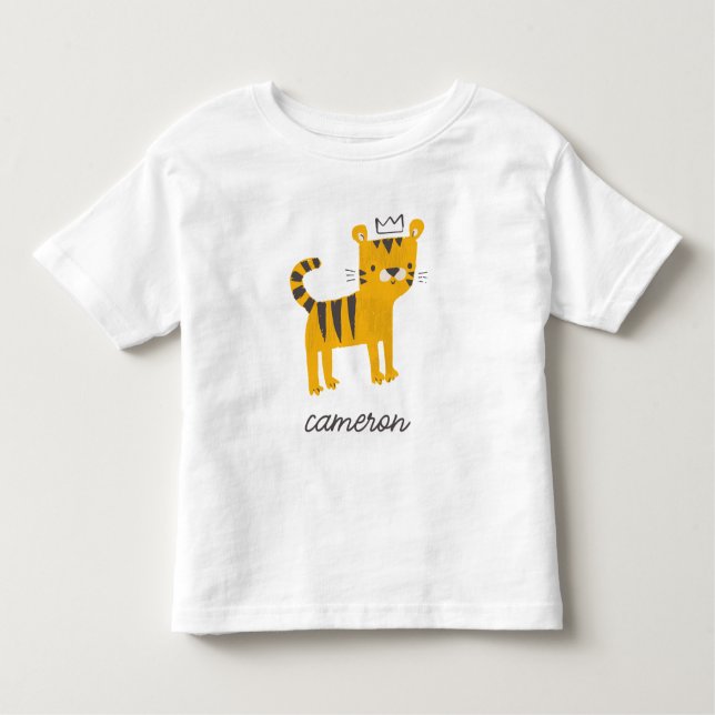 Camiseta Gato de Tigre Selvagem (Frente)