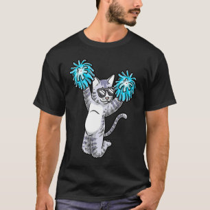 Camiseta Gato de Torcida Uniforme Panfleto de Torcida Lider