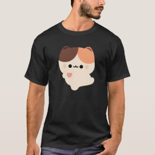 Camiseta Gato de Torta de Amor Bonito