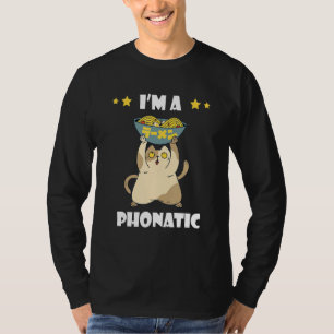 Camiseta Gato de Trocadilho de Comida Pho Sopa de Macarrão