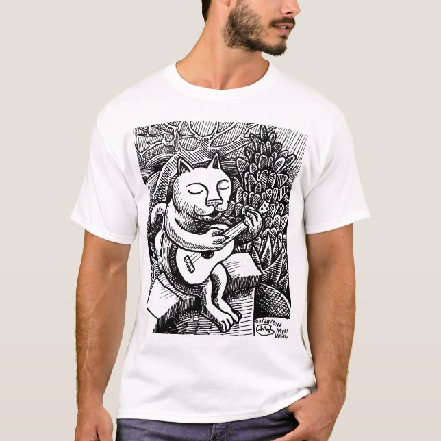 Camiseta Gato de Uke (Frente)