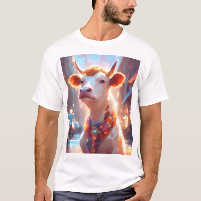 Camiseta Gato de vaca (Frente)