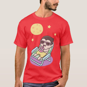 Camiseta Gato De Vampiro Bonito E Aproveitando Um Banho De 