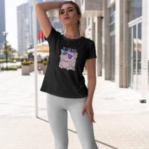 Camiseta Gato de viagem Legal japonês