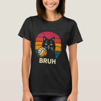 Camiseta Gato de Volei Bruh gato engraçado Volei de Praia p