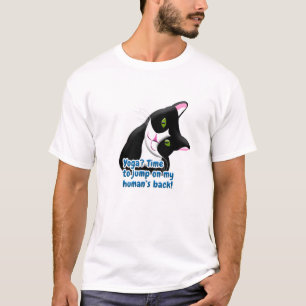 Camiseta Gato de Yoga Engraçado