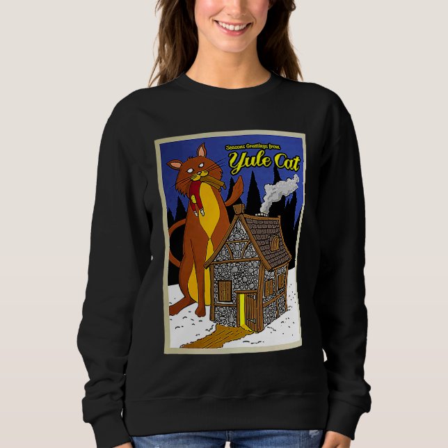 Camiseta Gato de Yule (Frente)