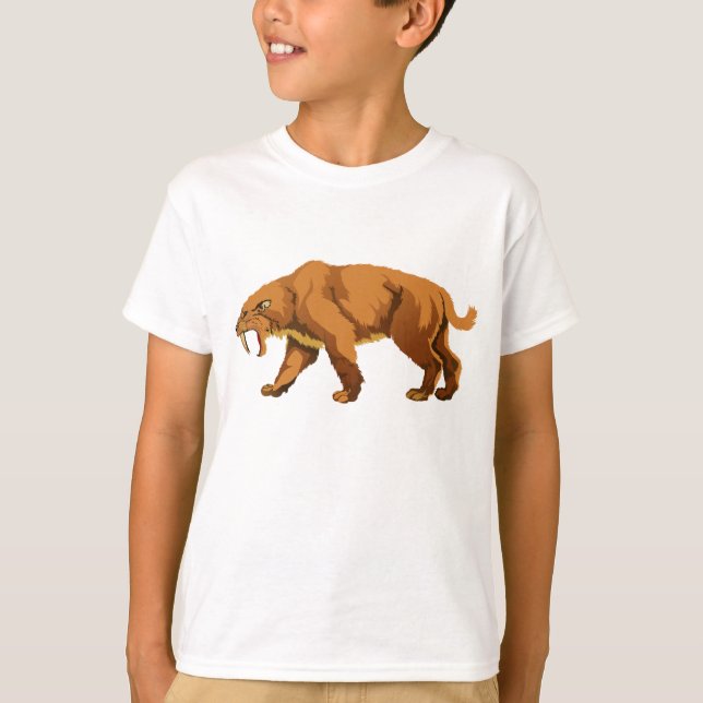 Camiseta Gato Dente de Sabre (Frente)