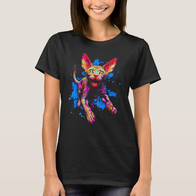 Camiseta Gato Devon Rex Legal (Frente)