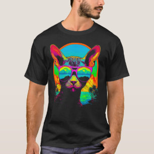 Camiseta Gato Devon Rex Verão