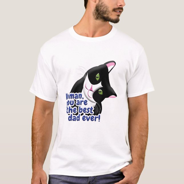 Camiseta Gato dia de os pais (Frente)