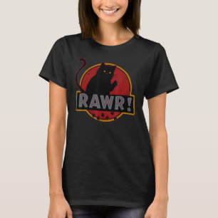 Camiseta Gato Dinossauro T-Rex, Pai-zinho Mãe-zinha, Menino