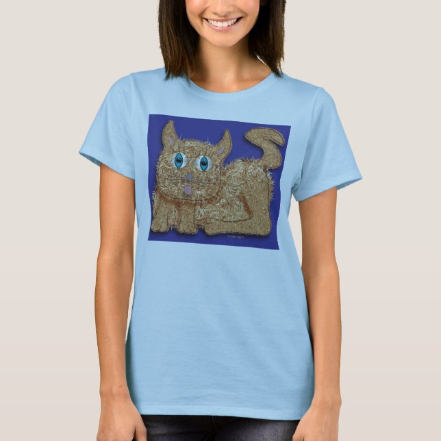 Camiseta Gato distorcido (Frente)